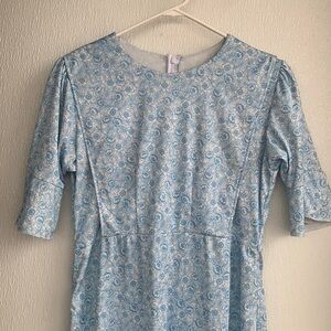 Mennonite Women’s Cape Dress Cottagecore Prairie Homemade Amish Floral